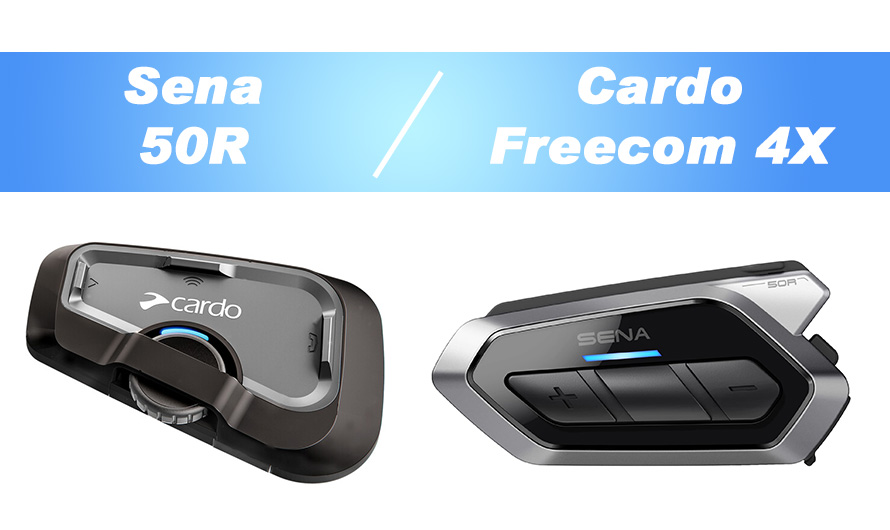 Intercoms : Sena 50R vs. Cardo Freecom 4X